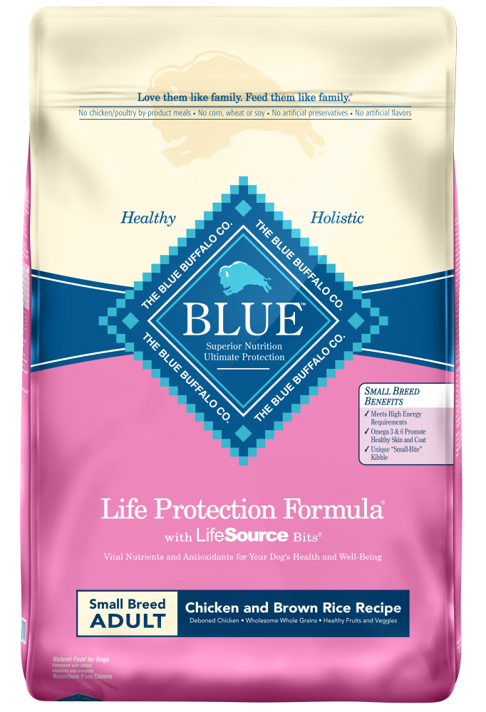 Blue Buffalo Life Protection Natural Chicken Brown Rice Recipe Small Breed Adult Dry Dog Food Deer Park NY The Barn Pet Feed Supplies