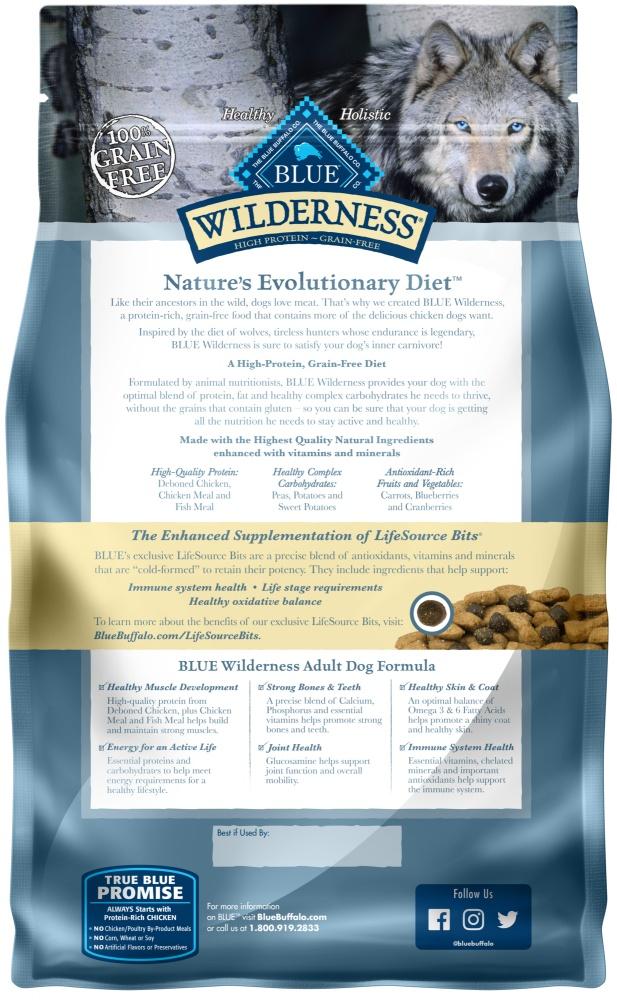 Blue buffalo hot sale wilderness adult