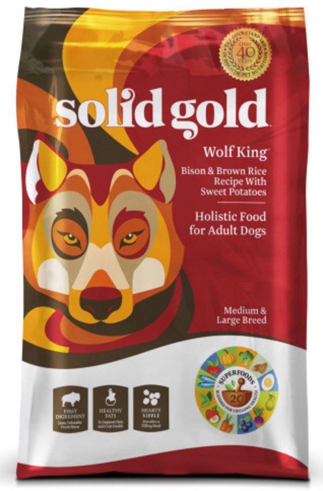 Solid Gold Wolf King with Bison Dry Dog Food Deer Park, NY The Barn Pet Feed & Supplies