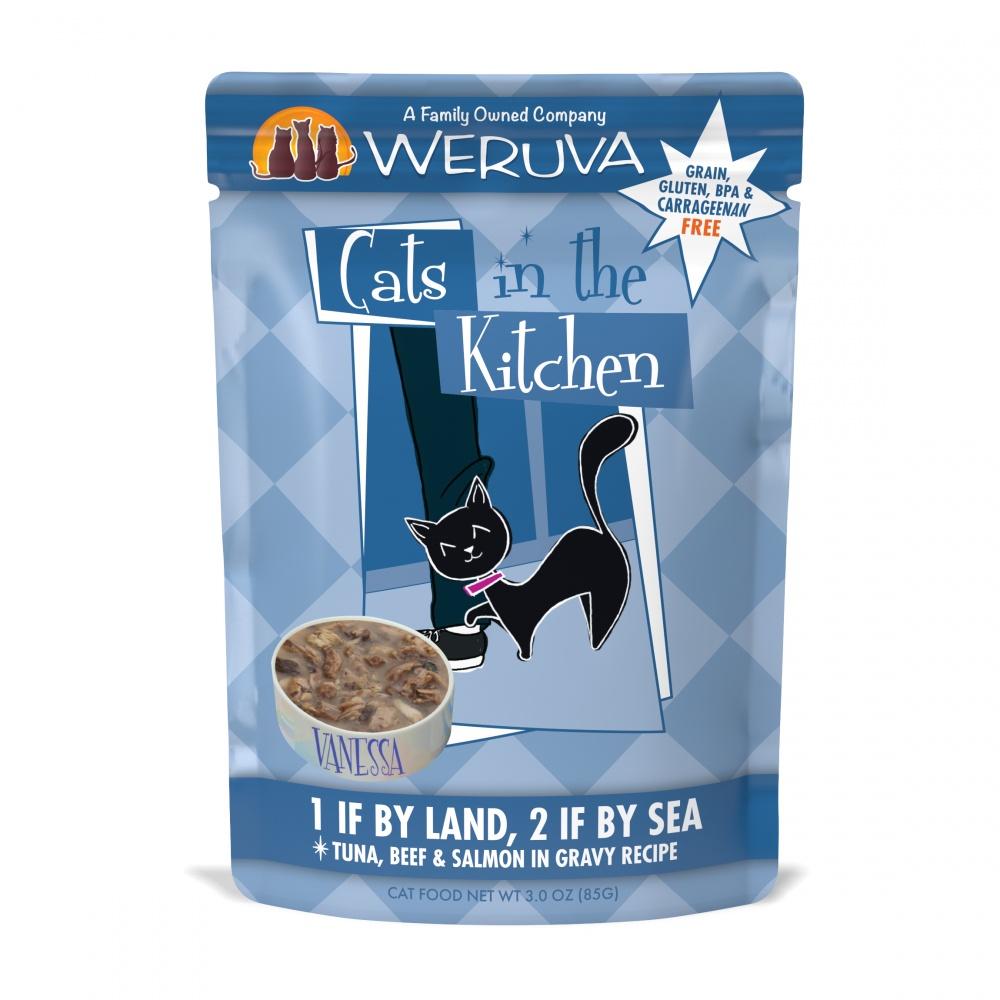 Weruva Cats In the Kitchen 1 If by Land 2 If by Sea Pouches Wet