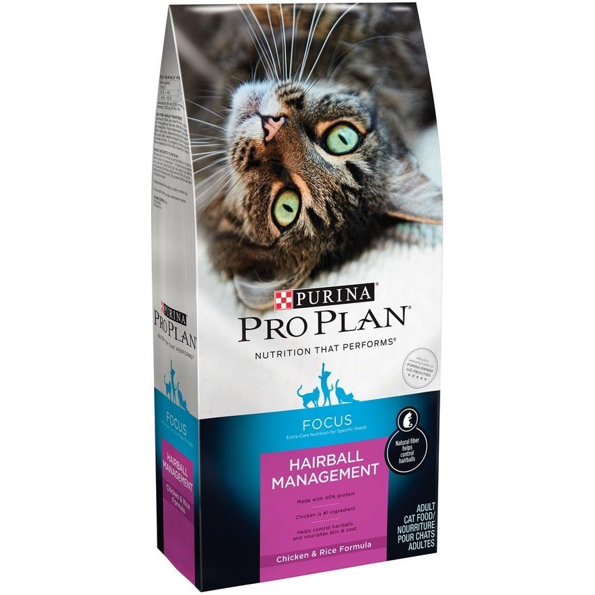 Purina Pro Plan Focus Adult Hairball Management Chicken Rice Dry