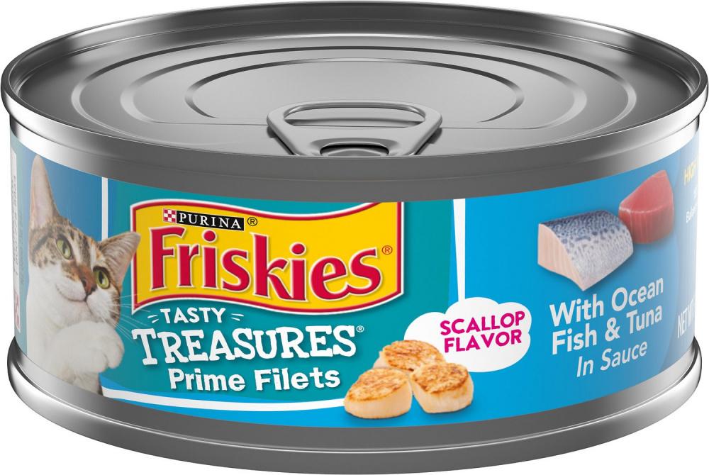 Friskies Tasty Treasures Prime Fillet with Ocean Fish Tuna