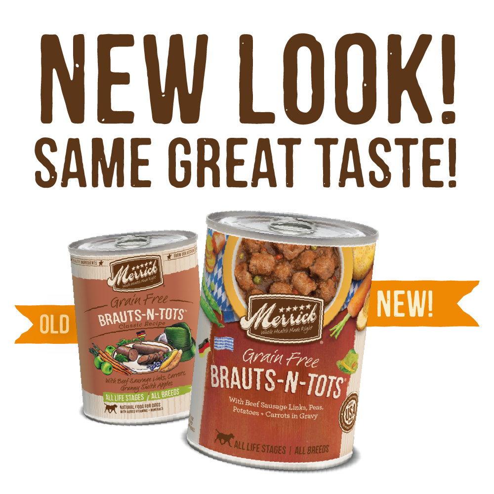 Merrick Grain Free Brauts n Tots Canned Dog Food Deer Park NY