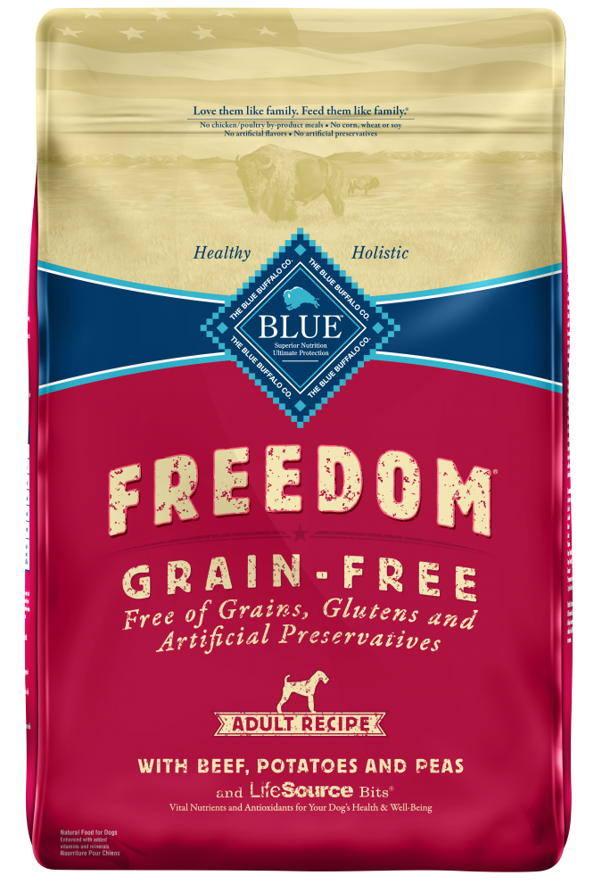 Blue Buffalo Freedom Grain Free Adult Beef Recipe Dry Dog Food