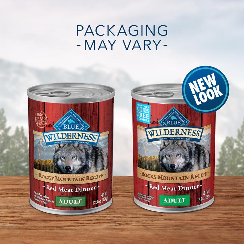 Blue wilderness red meat best sale dog food