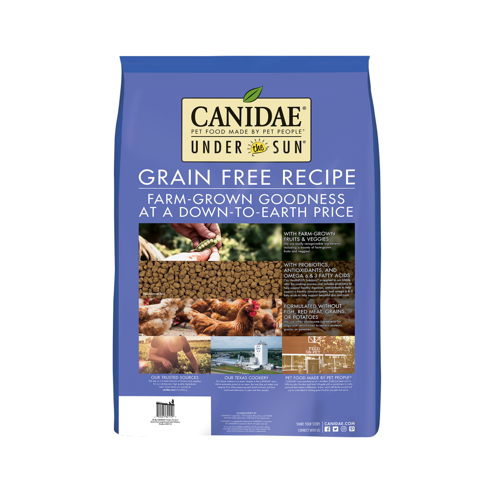 Canidae Under The Sun Grain Free Large Breed Chicken Recipe Dry