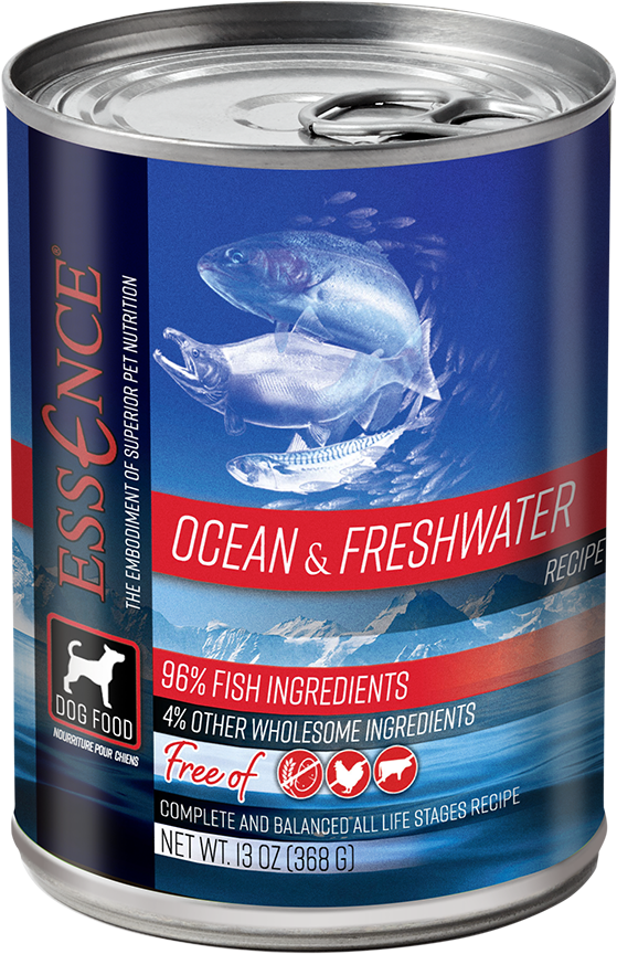 Essence Grain Free Ocean Freshwater Recipe Canned Dog Food