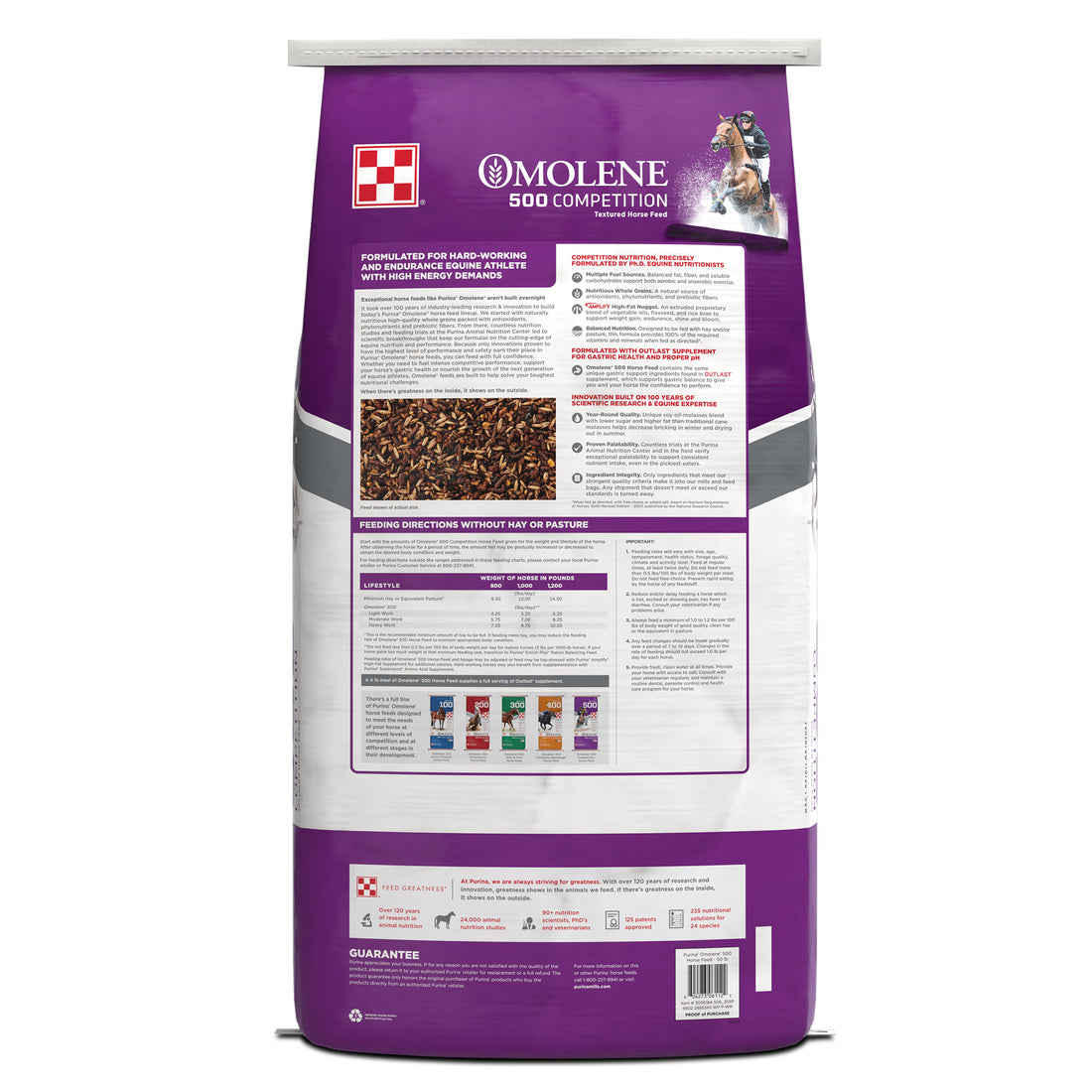 Purina® Omolene 500® Competition Horse Feed Deer Park, NY The Barn
