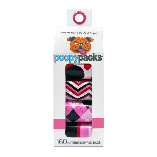 Metro Paws Poopy Packs® for Dogs (8 Packs - 160 Count Black)