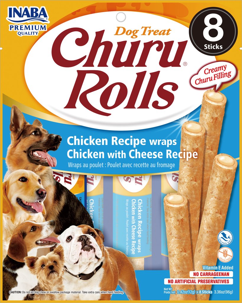 Inaba Churu Rolls Chicken with Cheese Dog Treats - Deer Park, NY