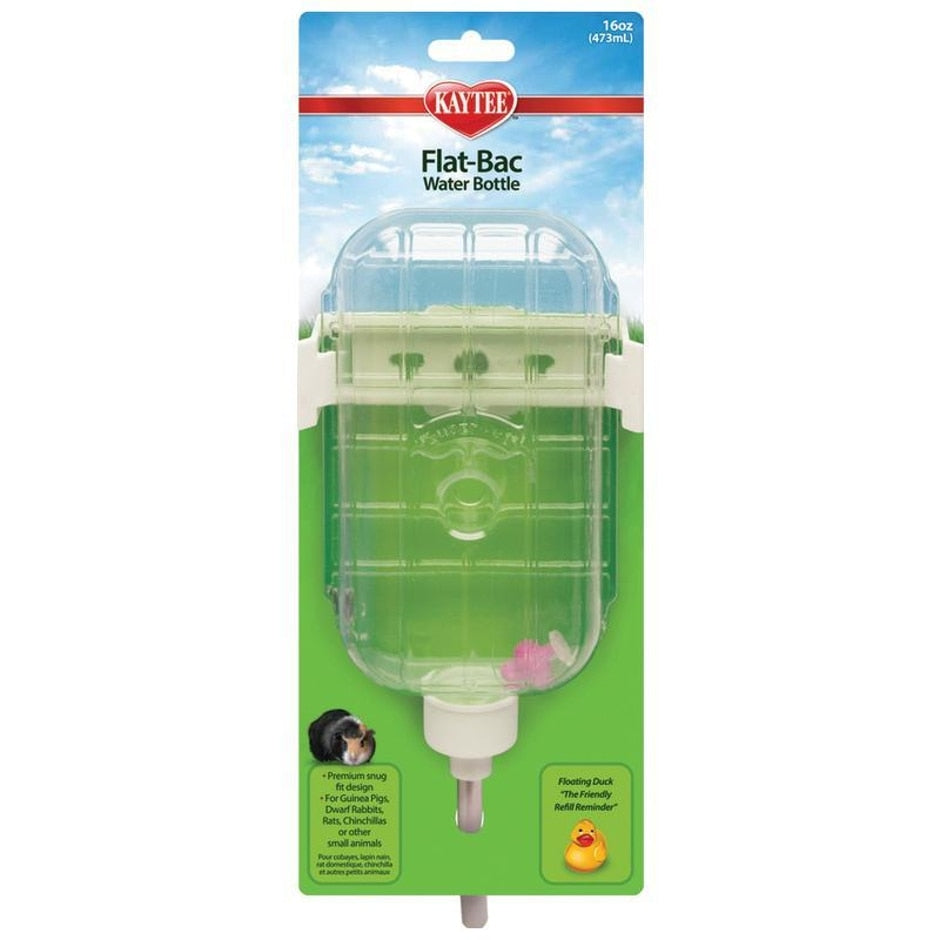 Kaytee Flat-Bac Water Bottle - Deer Park, NY - The Barn Pet Feed & Supplies Kaytee Flat-Bac Water Bottle - Deer Park, NY - The Barn Pet Feed & Supplies