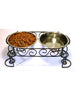 Ethical Pet Spot Mediterranean Old World Stainless Steel Double Diner