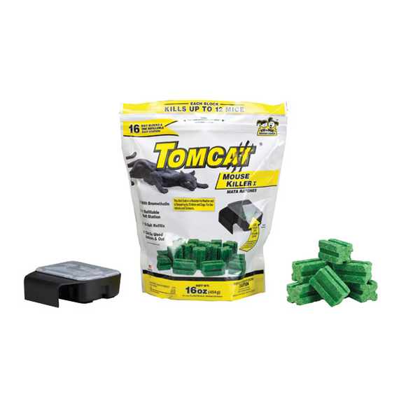 TOMCAT Refillable Bait Station Mouse Killer (16-Refill) - McDaniel's Do it  Center