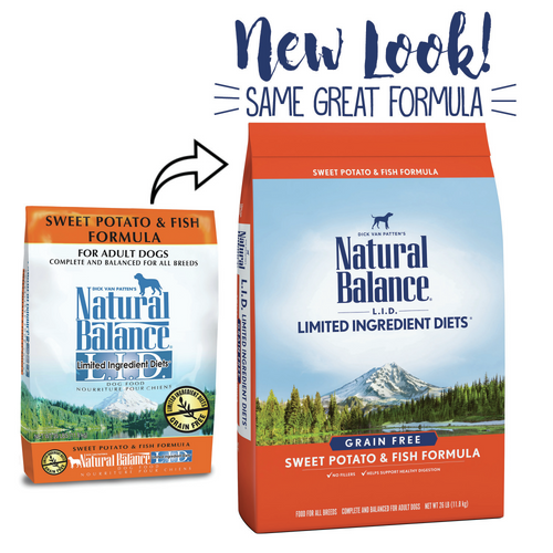 Natural balance dog food online sweet potato and fish
