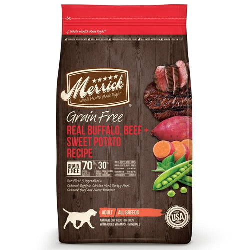 Merrick Grain Free Real Buffalo Beef and Sweet Potato Dry Dog