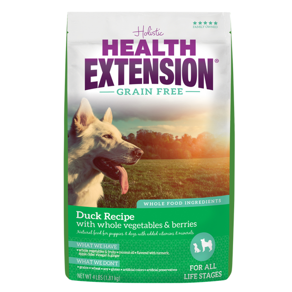 Health Extension Grain Free Duck Recipe Dry Dog Food