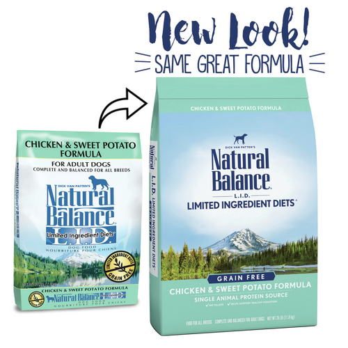 Natural Balance L.I.D. Limited Ingredient Diets Adult Grain Free Sweet Potato and Chicken Dry Dog Food