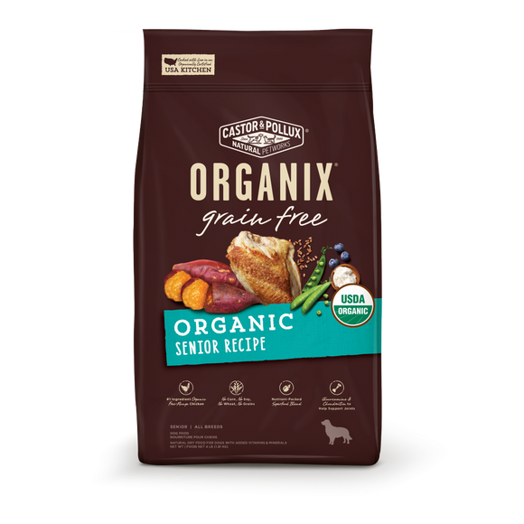 Castor and Pollux Organix Grain Free Organic Senior Dry Dog Food