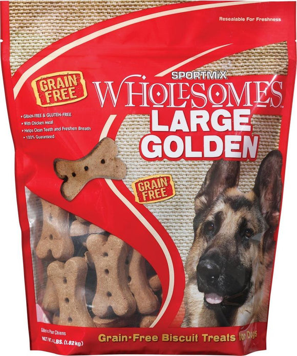 Wholesomes grain shop free dog food