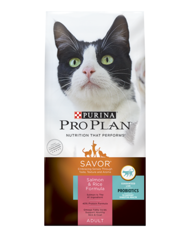 Purina Pro Plan Savor Salmon & Rice Formula Adult Dry Cat Food