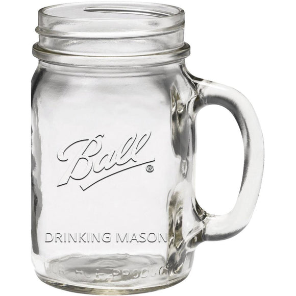 Mason Jar Drinking Glasses 16Oz