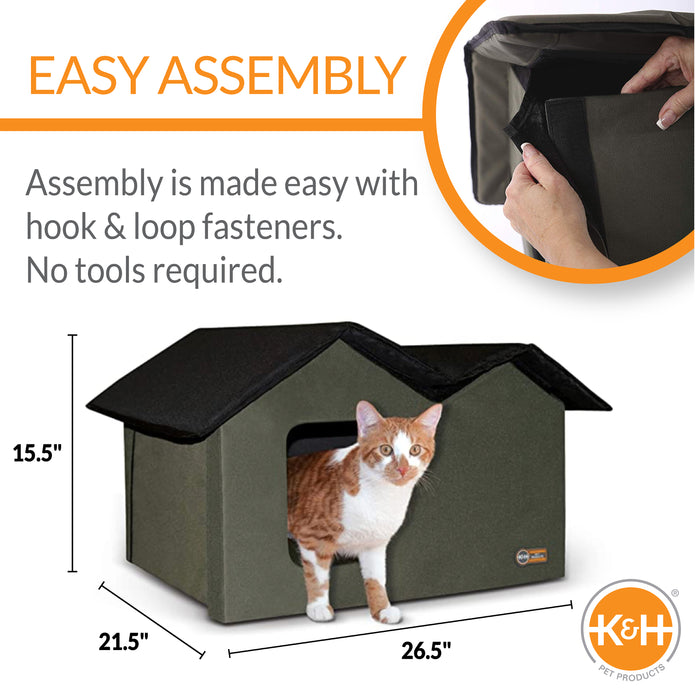 K&h outdoor clearance thermo kitty house