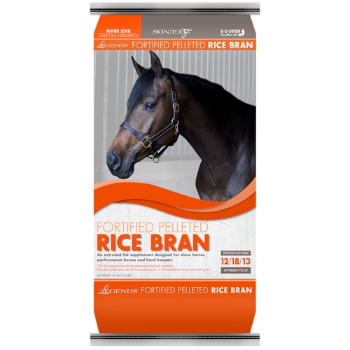 Legends® Fortified Pelleted Rice Bran