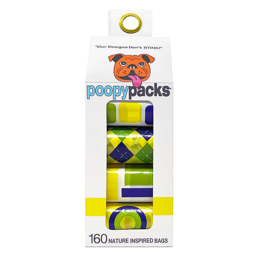 Metro Paws Poopy Packs® for Dogs (8 Packs - 160 Count Black)