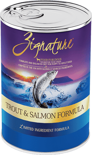 Zignature Limited Ingredient Trout and Salmon Formula Wet Dog Food