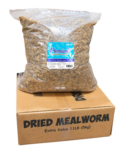 Unipet USA Dried Mealworms 11 lb Value Box