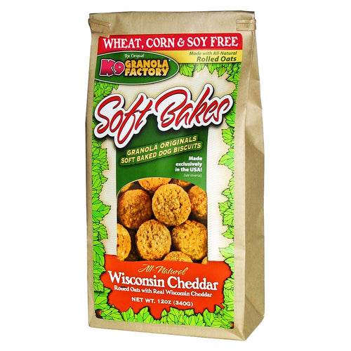 K9 Granola Factory Soft Bakes Wisconsin Cheddar Dog Treats