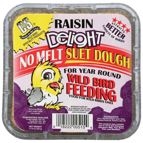 C&S Raisin Delight No Melt Suet Dough